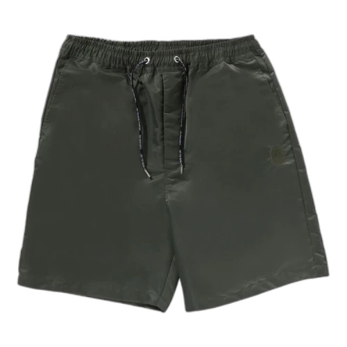BAPE Ape Head Nylon Twill Relaxed Fit Shorts 'Olive Drab'