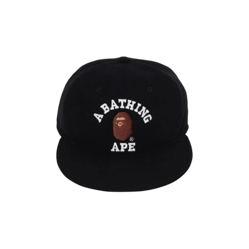 BAPE College Wool Cap 'Black'