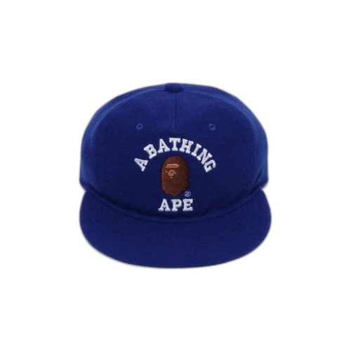 BAPE College Wool Cap 'Blue'