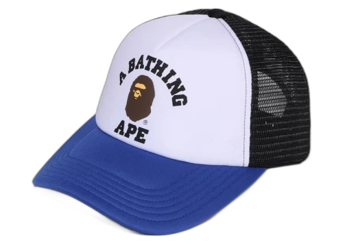 BAPE College Mesh Cap (SS24) Blue