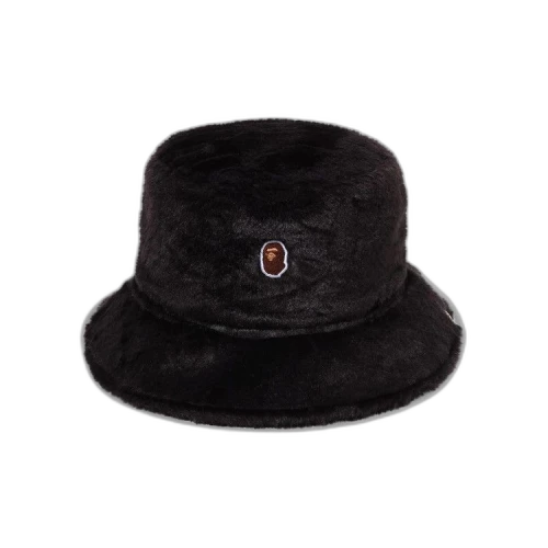 BAPE Neon Camo Fur Hat 'Black'