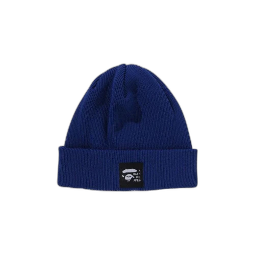 BAPE Logo Knit Cap 'Blue'