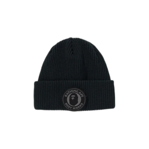 BAPE Busy Work Knit Cap 'Olive Drab'