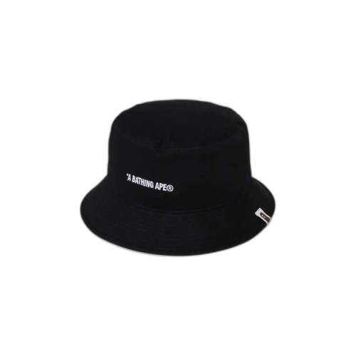 BAPE Logo Bucket Hat 'Black'