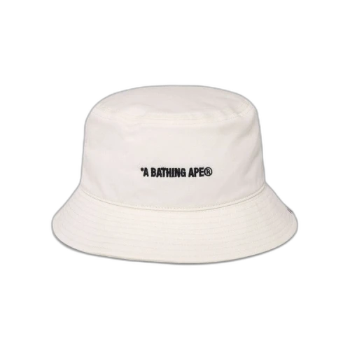 BAPE Logo Bucket Hat 'Ivory'