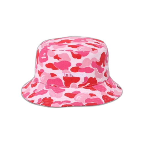 BAPE ABC Camo Logo Bucket Hat 'Pink'
