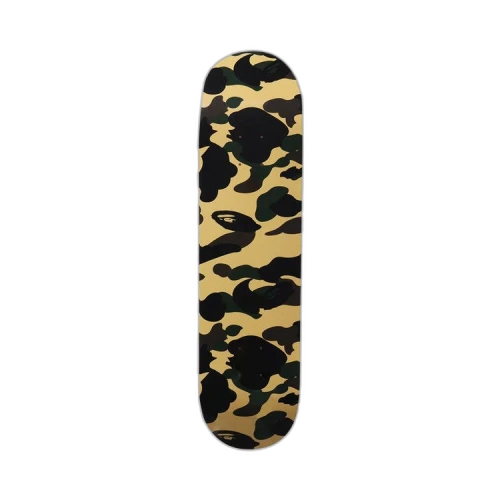 BAPE 1st Camo Skateboard 'Yellow'