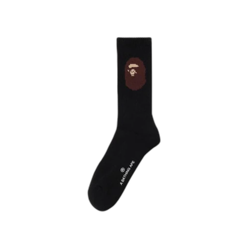 BAPE Ape Head Socks 'Black'