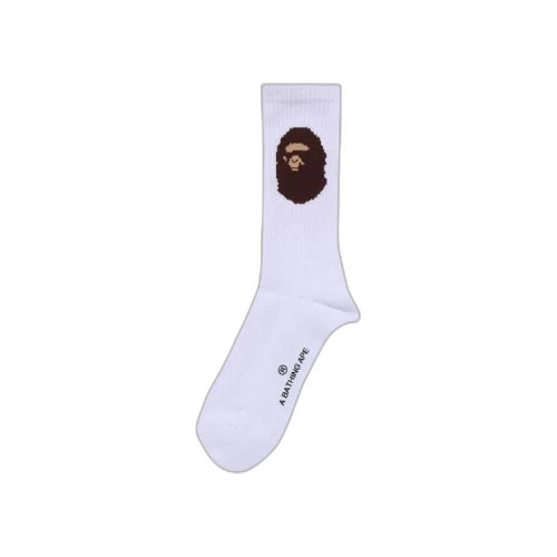BAPE Ape Head Socks 'White'