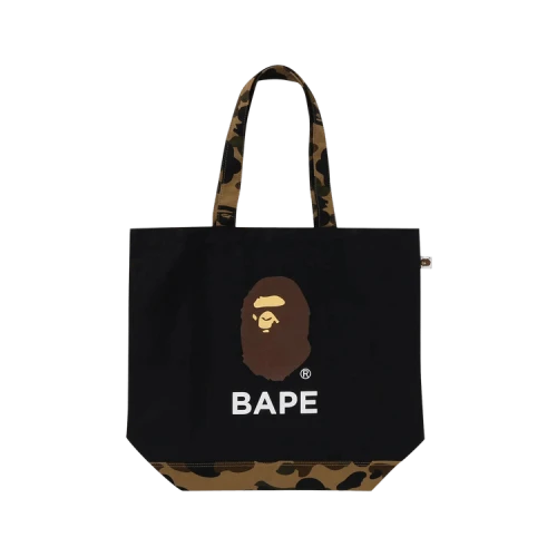 BAPE 1st Camo Ape Head Tote Bag 'Black'
