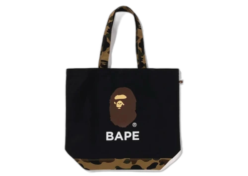 BAPE 1st Camo Ape Head Tote Bag (SS24) Black