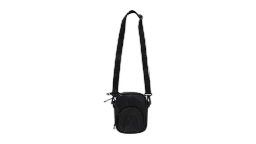 BAPE Shark Leather Mini Bag Black