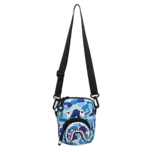 BAPE ABC Camo Shark Mini Bag 'Blue'