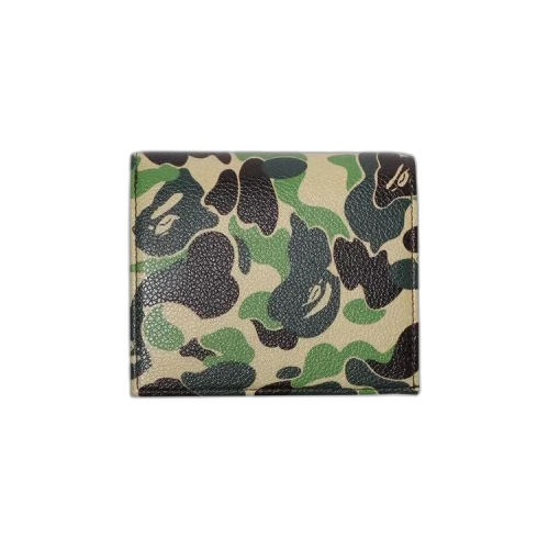 BAPE ABC Camo Mini Wallet 'Green'