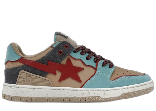 A Bathing Ape Bape SK8 Sta #4 Olive Drab