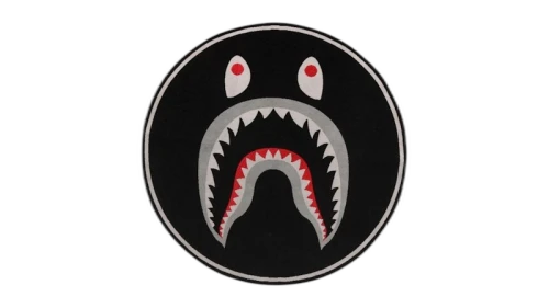 BAPE Shark Floor Rug Black