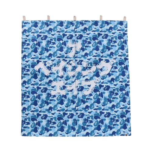 BAPE ABC Camo Noren Curtain 'Blue'