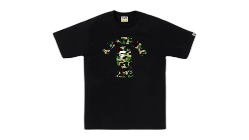 BAPE ABC Camo College (SS25) Tee Black/Green