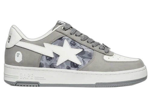 A Bathing Ape Bape Sta #2 Gray Roses