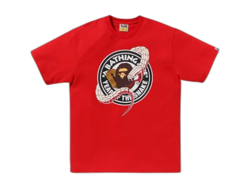 BAPE Year Of The Snake Tee Red