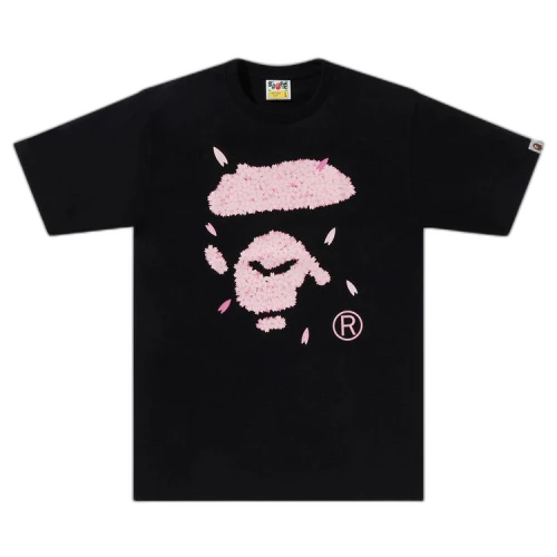 BAPE Sakura Ape Face Tee 'Black'
