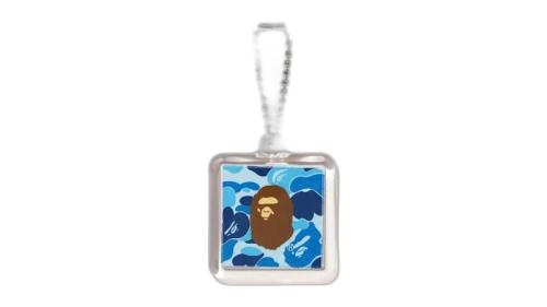 BAPE ABC Camo Keychain Blue