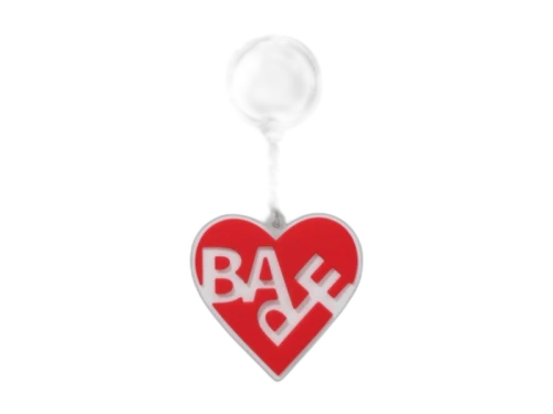 BAPE Women's Heart Keychain Multicolor