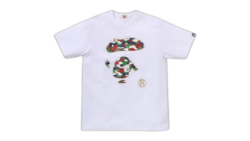 BAPE Japan Ape Face Tee Black