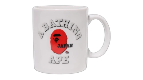 BAPE Japan Souvenir 2 Mug White/Red
