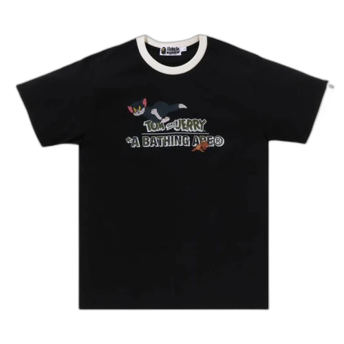 BAPE x Tom And Jerry 85th Ringer Tee 'Black'