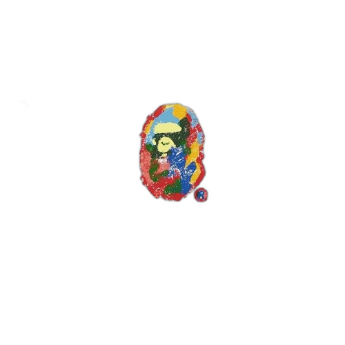 BAPE x KidSuper Painting Ape Head Tee 'White'