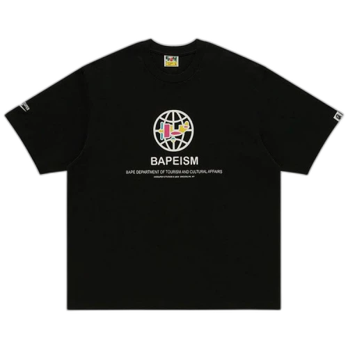 BAPE x KidSuper Bapeism Logo Tee 'Black'