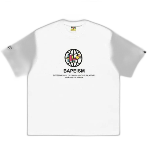 BAPE x KidSuper Bapeism Logo Tee 'White'