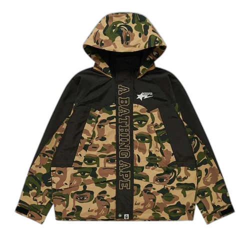 BAPE x KidSuper Camo Snowboard Jacket 'Green'