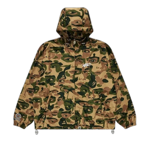 BAPE x KidSuper Camo Lightweight Jacket 'Green'