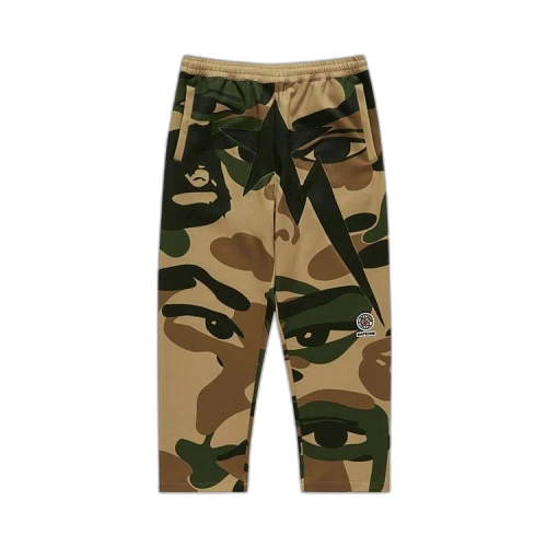BAPE x KidSuper Patchwork Trackpants 'Green'