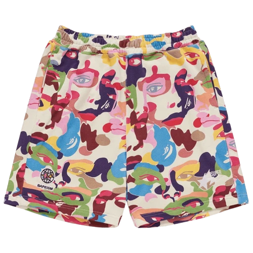 BAPE x KidSuper Camo Sweat Shorts 'Multicolor'