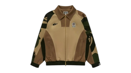 BAPE x KidSuper Patchwork Track Jacket Green