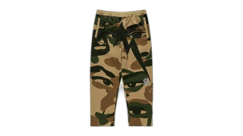 BAPE x KidSuper Patchwork Track Pants Green
