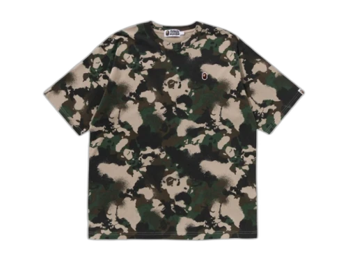 BAPE Map Camo Ape Head One Point Relaxed Fit Tee Multicolor