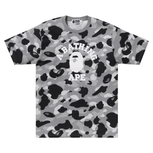 BAPE 1st Camo College Tee 'Grey'