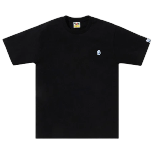 BAPE ABC Camo One Point Tee 'Black/Blue'