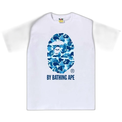 BAPE ABC Camo By Bathing Ape Tee 'White/Blue'