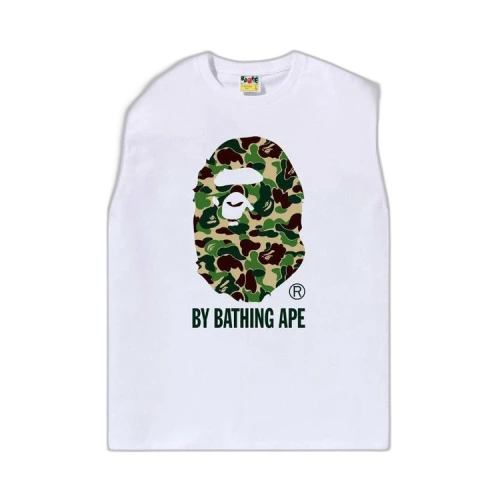 BAPE ABC Camo By Bathing Ape Tee 'White/Green'