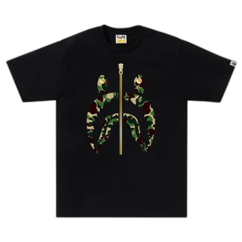 BAPE ABC Camo Shark Tee 'Black/Green'