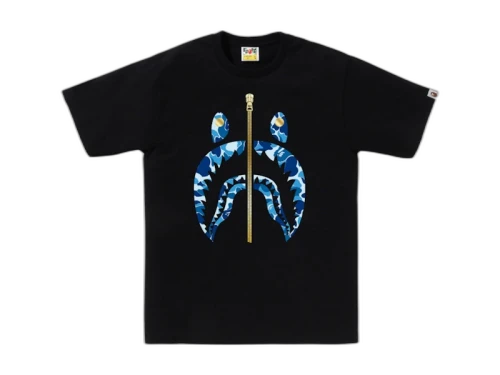 BAPE ABC Camo Shark Tee (SS25) Black/Blue