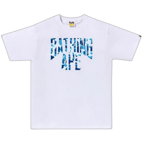 BAPE ABC Camo NYC Logo Tee 'White/Blue'