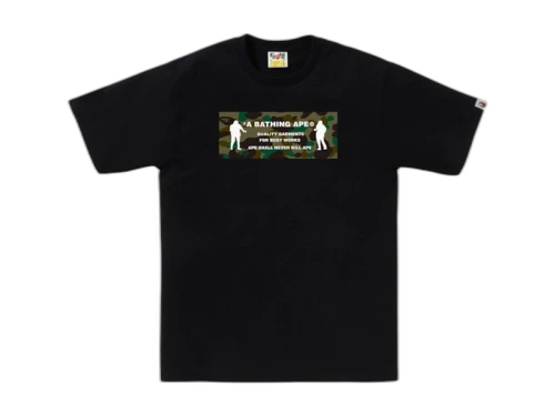 BAPE 1st Camo Army Name Tee Black/Green