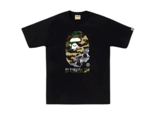 BAPE 1st Camo Crazy By Bathing Ape Tee Black