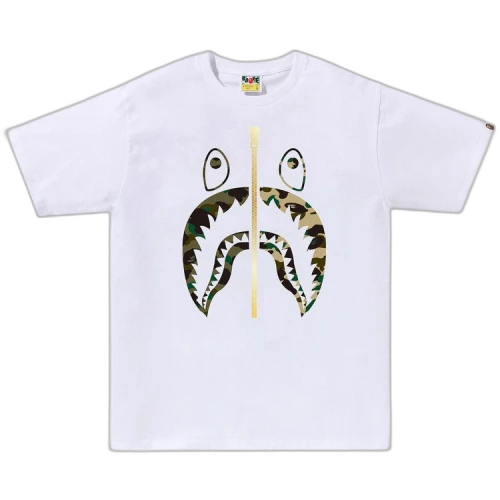 BAPE 1st Camo Separate Shark Tee 'White'